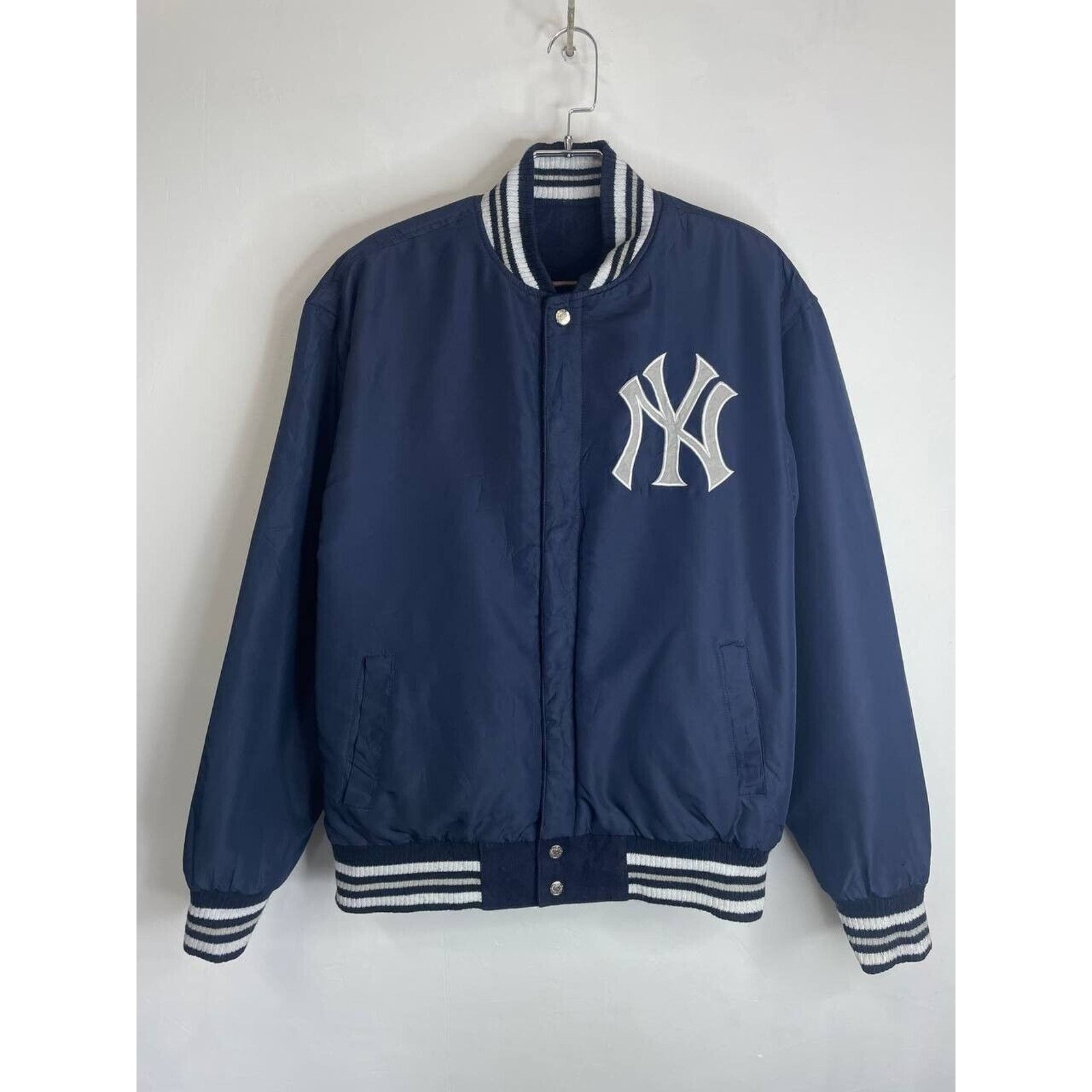 MLB × New York Yankees × Vintage Vintage New York Yankees MLB Navy Blue Varsity Jacket XL Size US XL / EU 56 / 4 - 1 Thumbnail