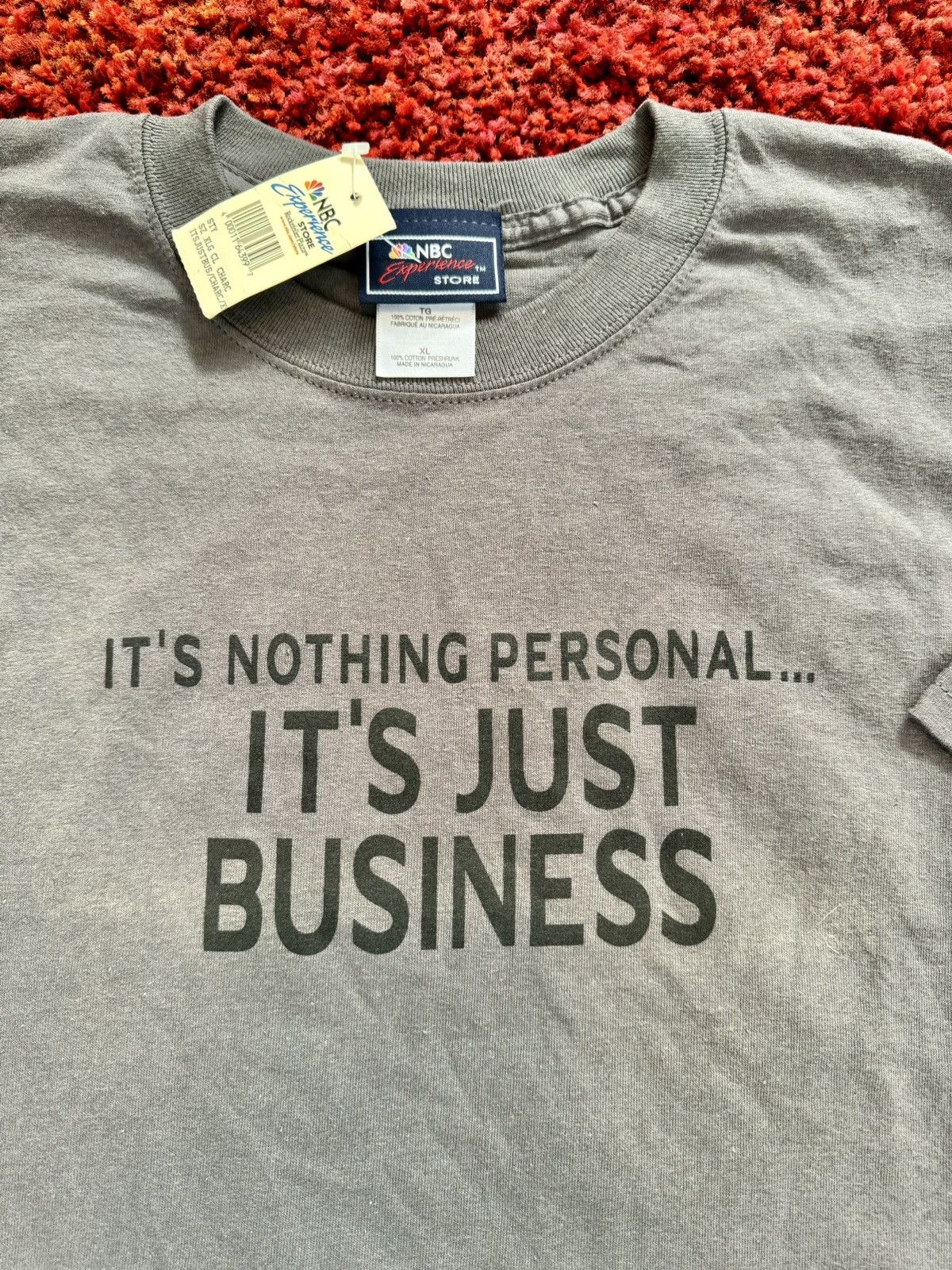 Vintage 2004 NBC The Apprentice Just Business Trump Humor Shirt Size US XL / EU 56 / 4 - 2 Thumbnail