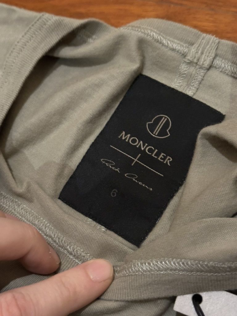 Moncler × Rick Owens Rick Owens x Moncler logo Tee Size US L / EU 52-54 / 3 - 5 Thumbnail