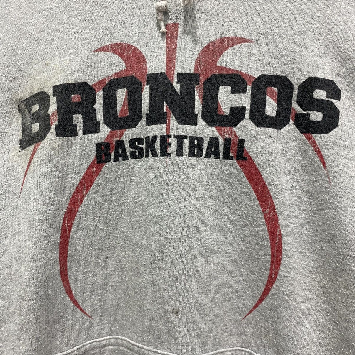 Nike NIKE Center Swoosh Broncos Basketball Hoodie Grey Size US L / EU 52-54 / 3 - 5 Thumbnail