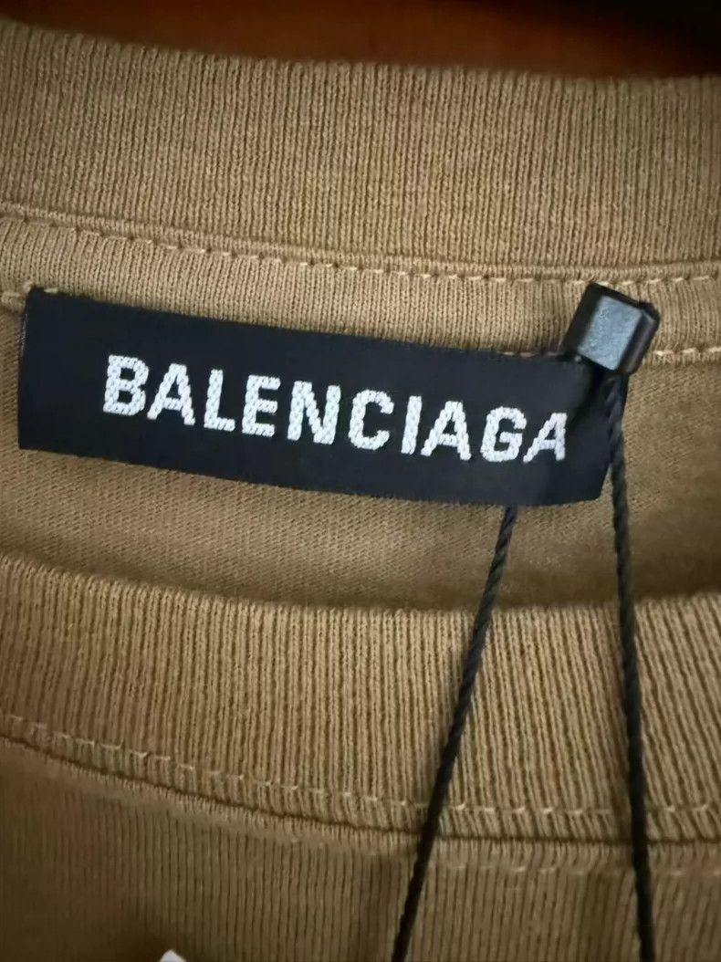 Balenciaga Balenciaga Wheat ear short sleeve khaki Size US XXS / EU 40 - 4 Thumbnail
