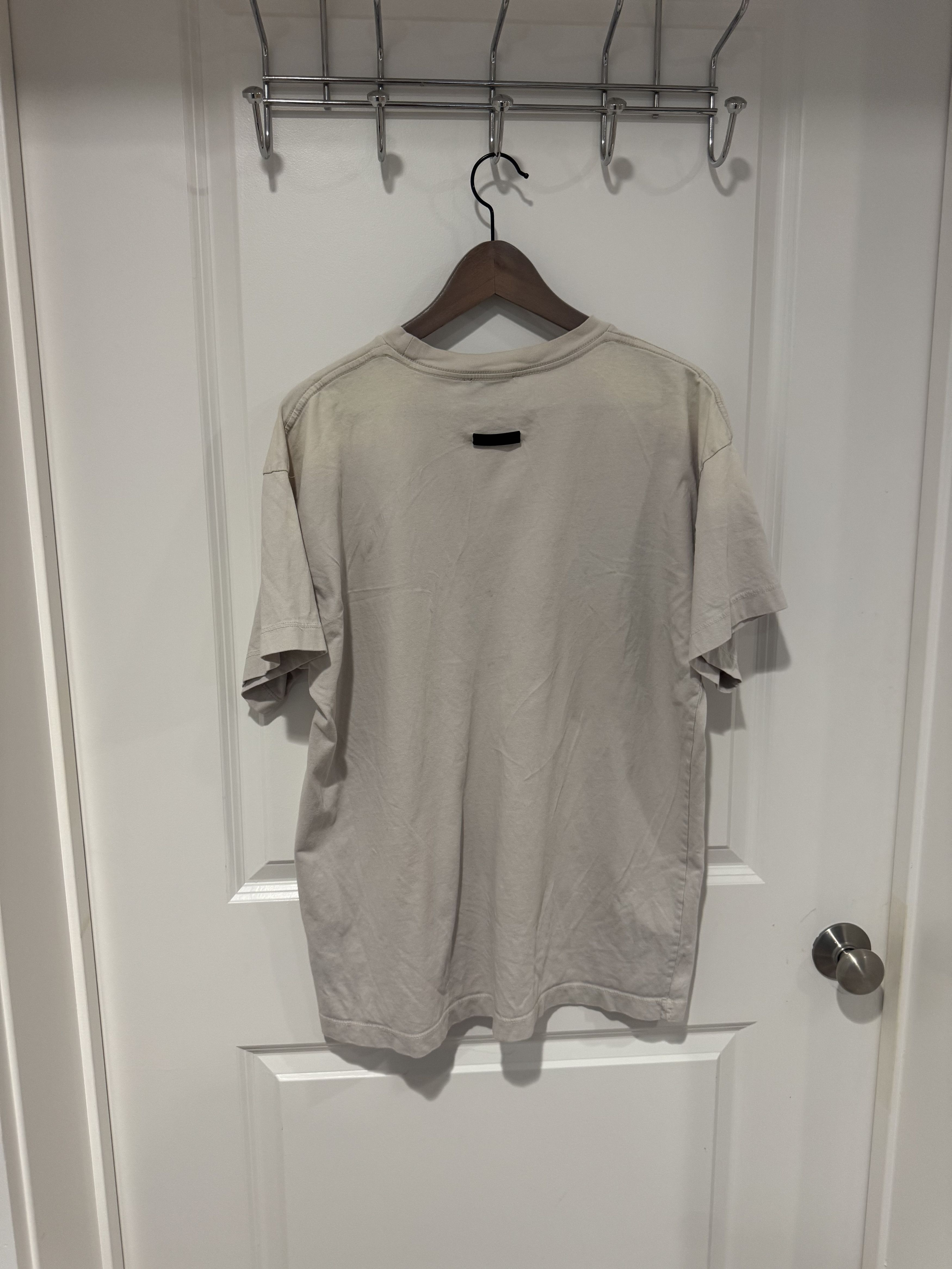 Fear of God Fear of God Seventh Collection "FG" Cream T-Shirt Size US M / EU 48-50 / 2 - 4 Thumbnail