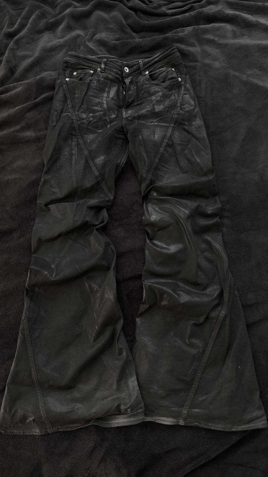 Rick Owens × Rick Owens Drkshdw Rick Owens DRKSHDW Waxed Bolan