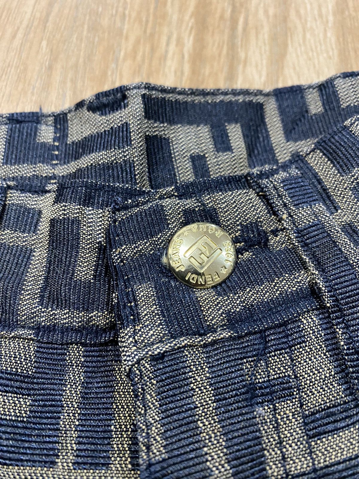 Fendi × Vintage 🖤BLACKDAY🖤Vintage Fendi Zucca Monogram Pants Size 26" / US 2 / IT 38 - 5 Thumbnail