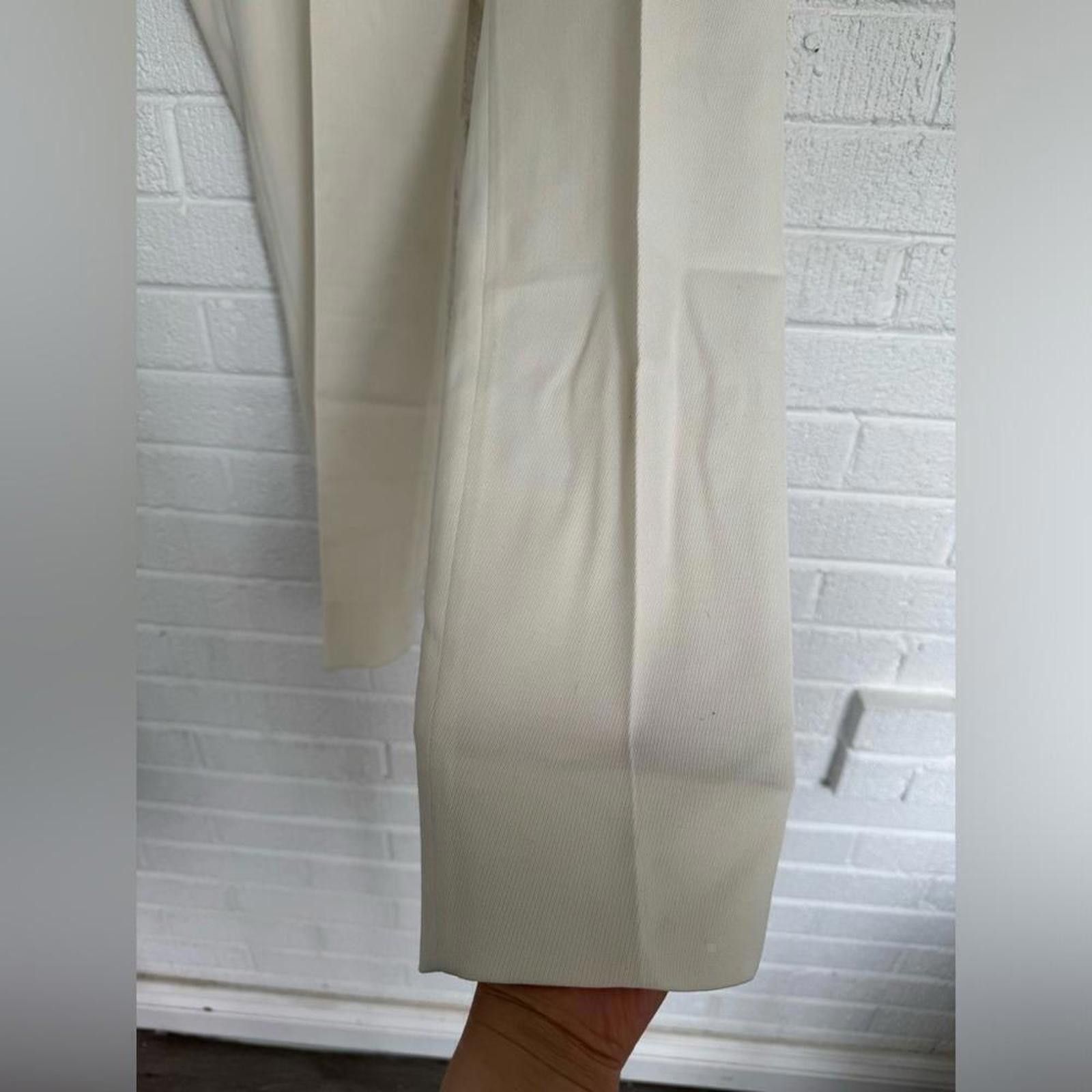 Paul & Shark Paul & Shark Cream Wide-Leg Trousers Size 30" / US 8 / IT 44 - 5 Thumbnail