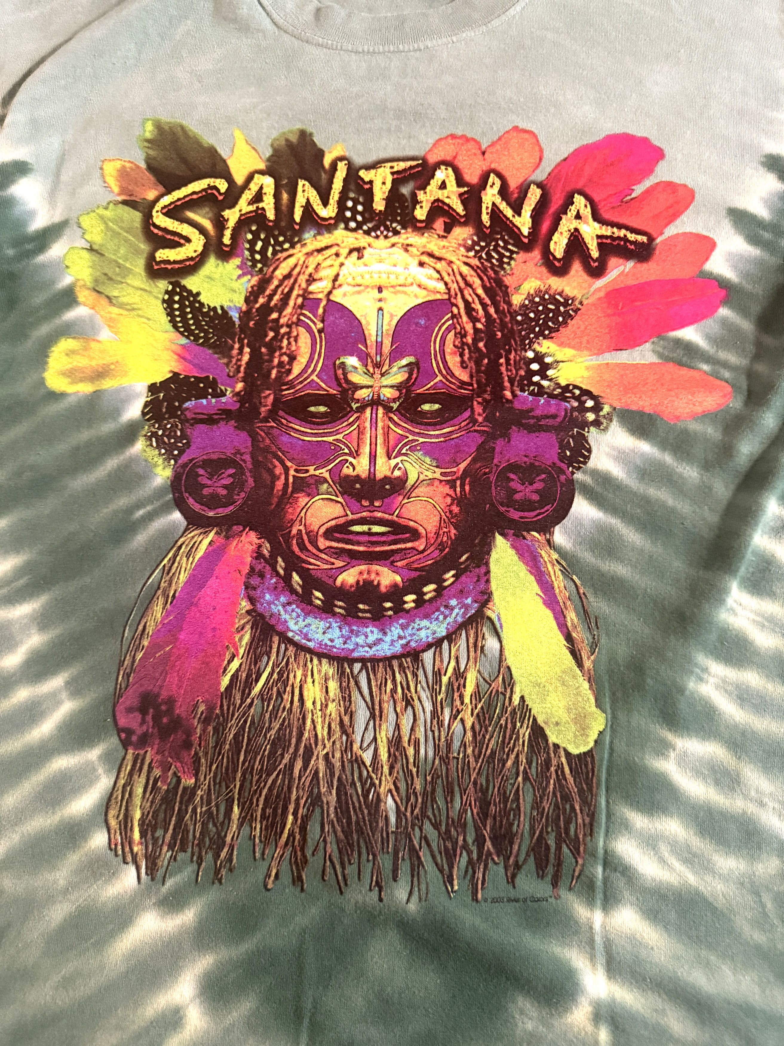 Vintage Santana Shaman Tie Dye M 2003 Vintage Shirt Size US M / EU 48-50 / 2 - 3 Thumbnail