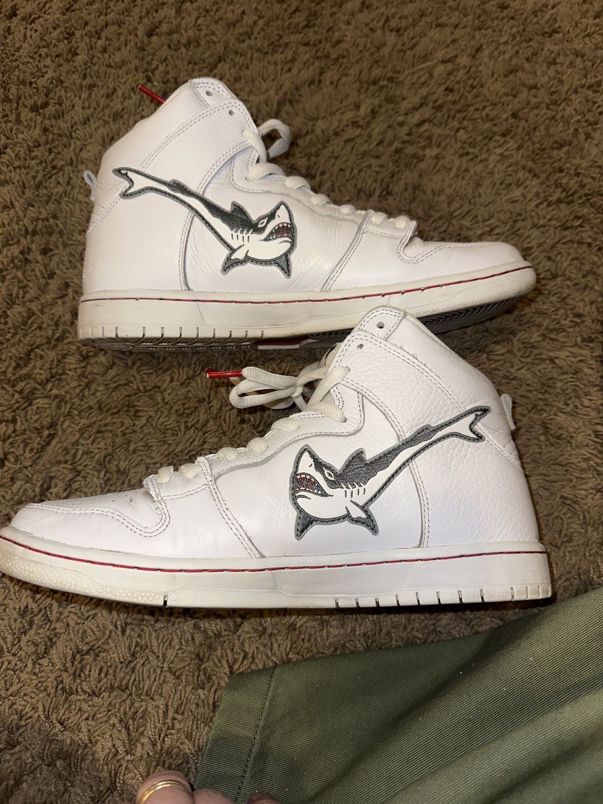 Nike Oski x Nike Dunk High SB ‘Great White Shark’ Size US 10.5 / EU 43-44 - 7 Thumbnail