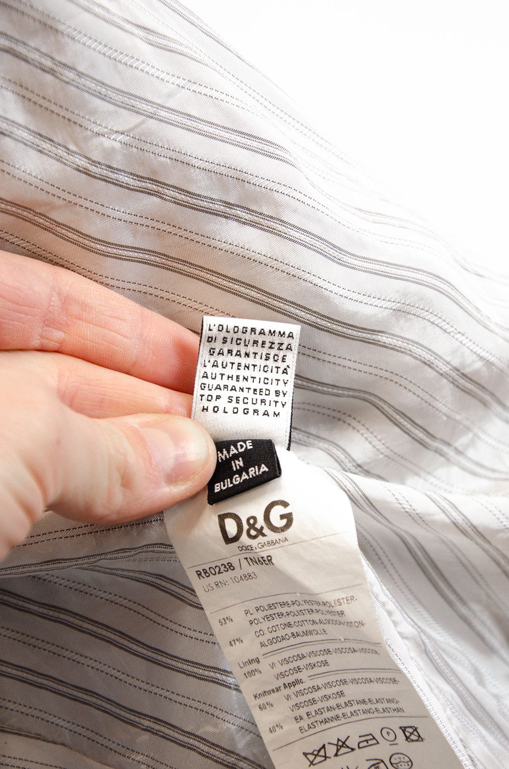 Dolce & Gabbana Dolce & Gabbana Grey Cotton Jacket IT48 Size US M / EU 48-50 / 2 - 15 Thumbnail