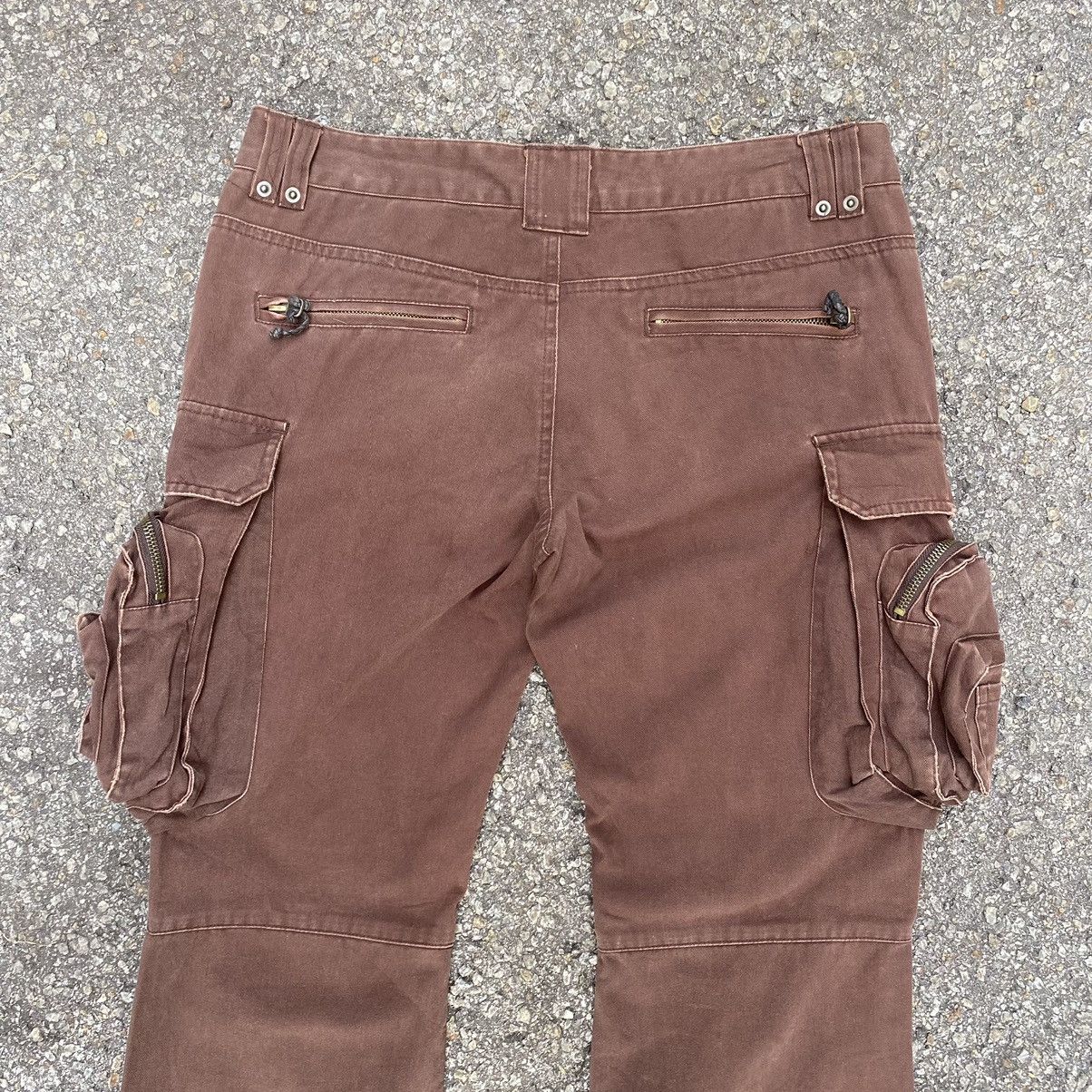 Hysteric Glamour Flared Cargo AGATE Multi Pocket Monkey Pants Cyber Grunge Size US 30 / EU 46 - 10 Thumbnail