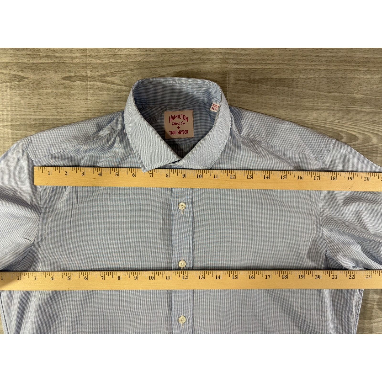 Todd Snyder Hamilton Shirt Co. x Todd Snyder plaid Dress Shirt sz 15.5 c Size US M / EU 48-50 / 2 - 7 Thumbnail