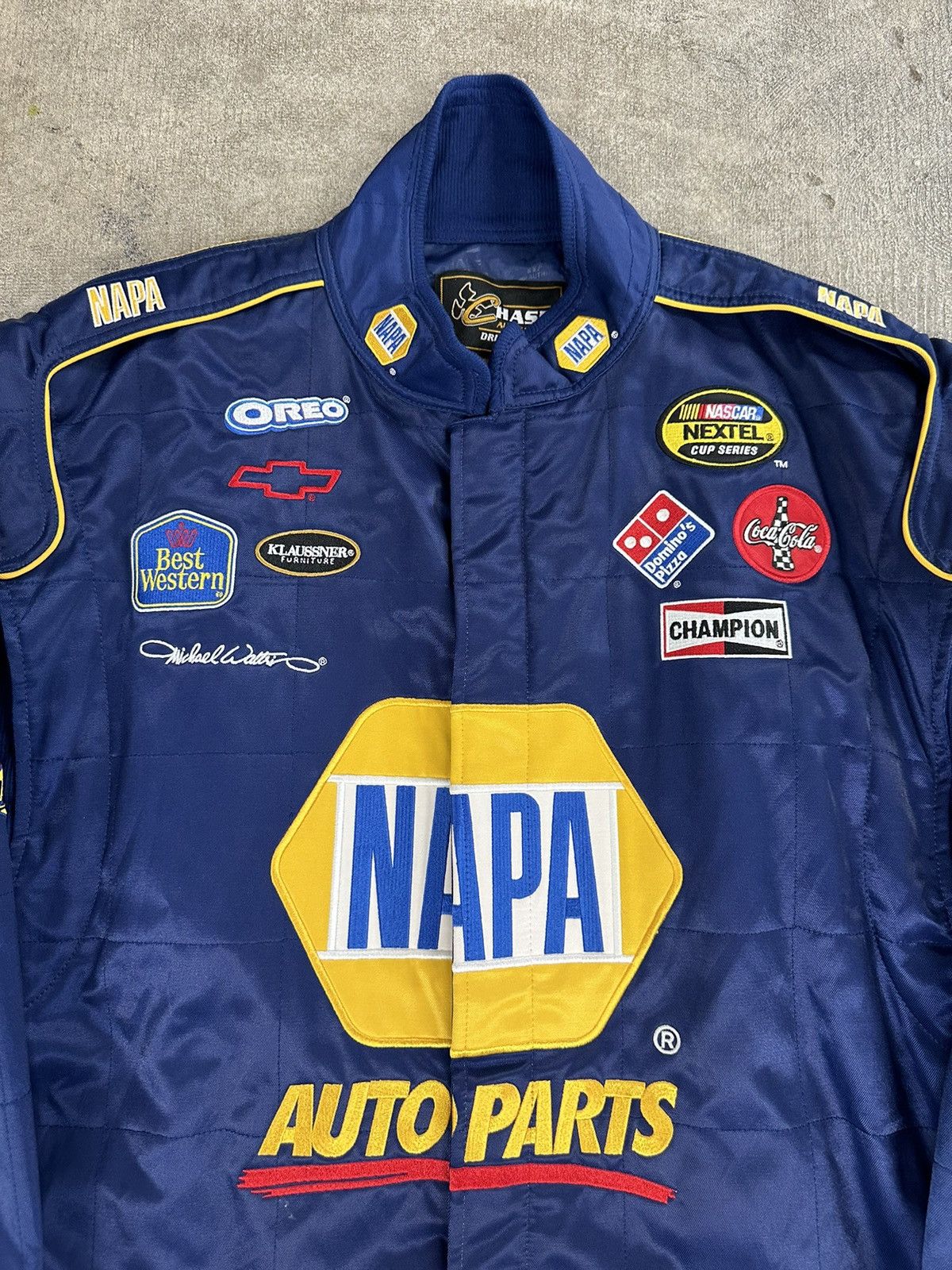 Chase Authentics × NASCAR × Vintage Vintage Y2K 00s Chase Napa Auto Parts NASCAR Jacket XXL Size US XXL / EU 58 / 5 - 4 Thumbnail