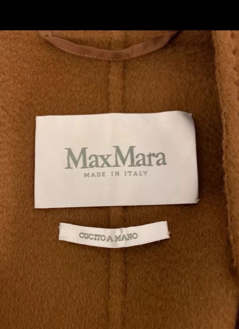 Max Mara Max Mara Coat lilia, caramel, 100 pure cashmere water ripp Size S / US 4 / IT 40 - 2 Thumbnail