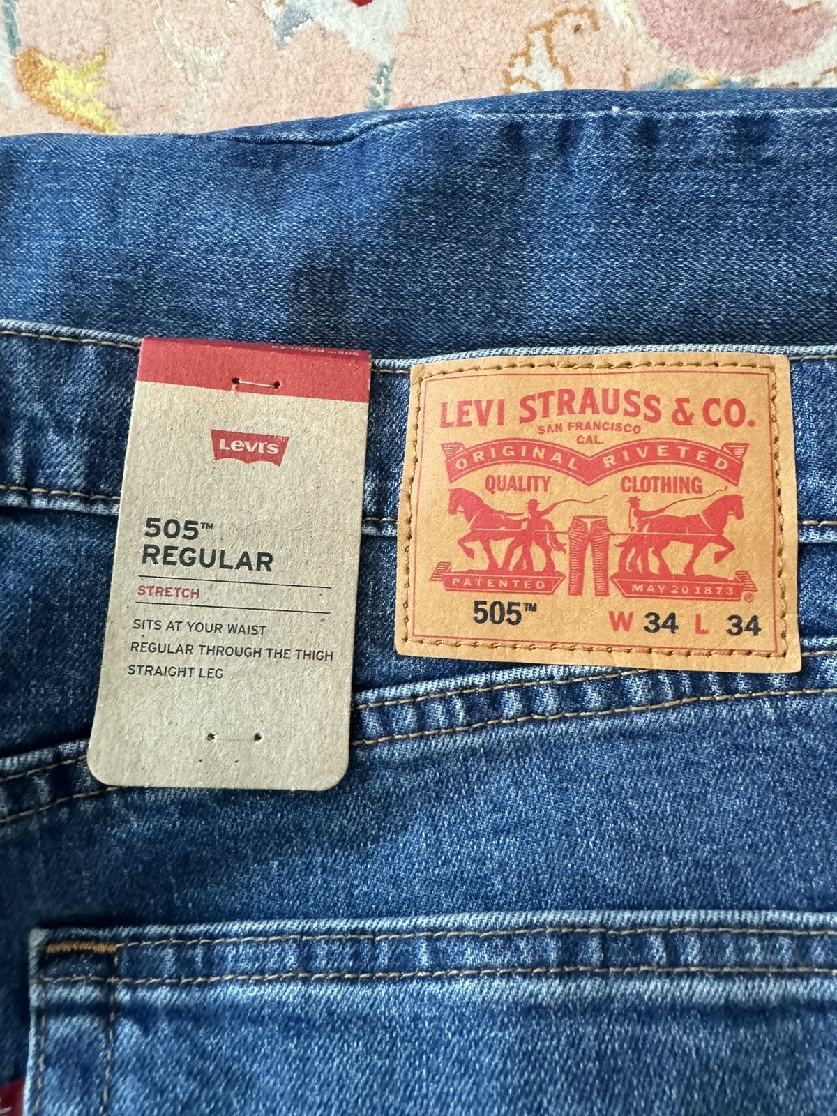 Levi's Levi 505 jeans brand new Size US 34 / EU 50 - 1 Thumbnail