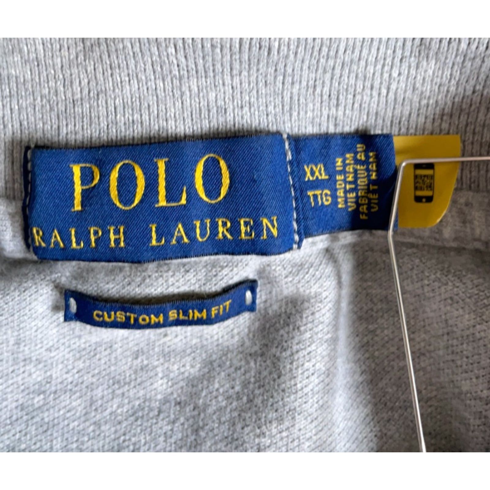 Polo Ralph Lauren VINTAGE Polo Ralph Lauren Polo Bear Shirt Mens XL Gray Custom Slim Fit Embroidered 90s Retro Preppy Classic Size US XL / EU 56 / 4 - 3 Thumbnail