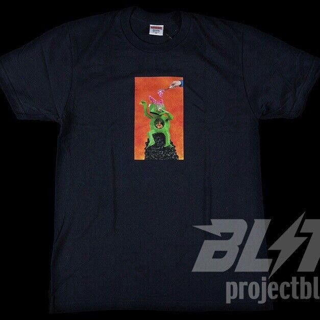 Supreme SS17 SUPREME MIKE HILL BRAIN TEE T-SHIRT NAVY L LARGE 2017 Size US L / EU 52-54 / 3 - 1 Thumbnail