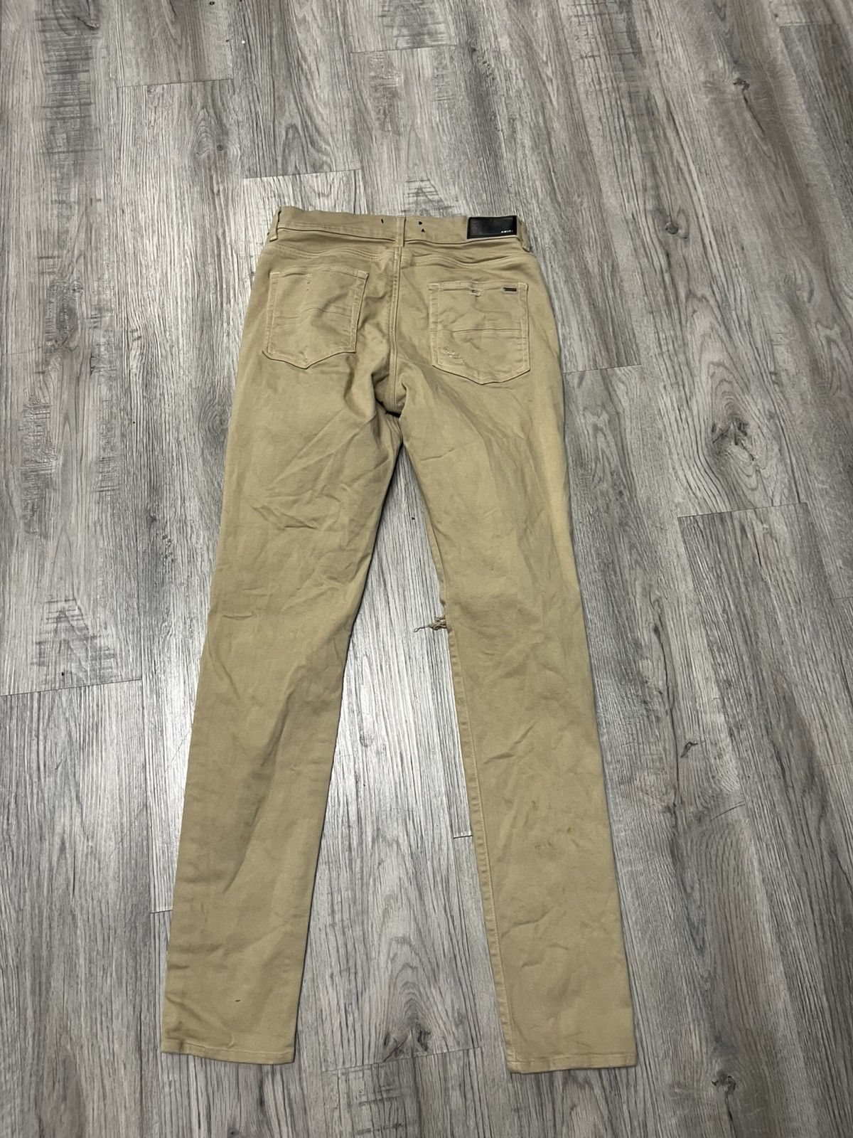 Amiri Amiri MX1 Khaki Patches Tan Beige Denim Size US 32 / EU 48 - 4 Thumbnail