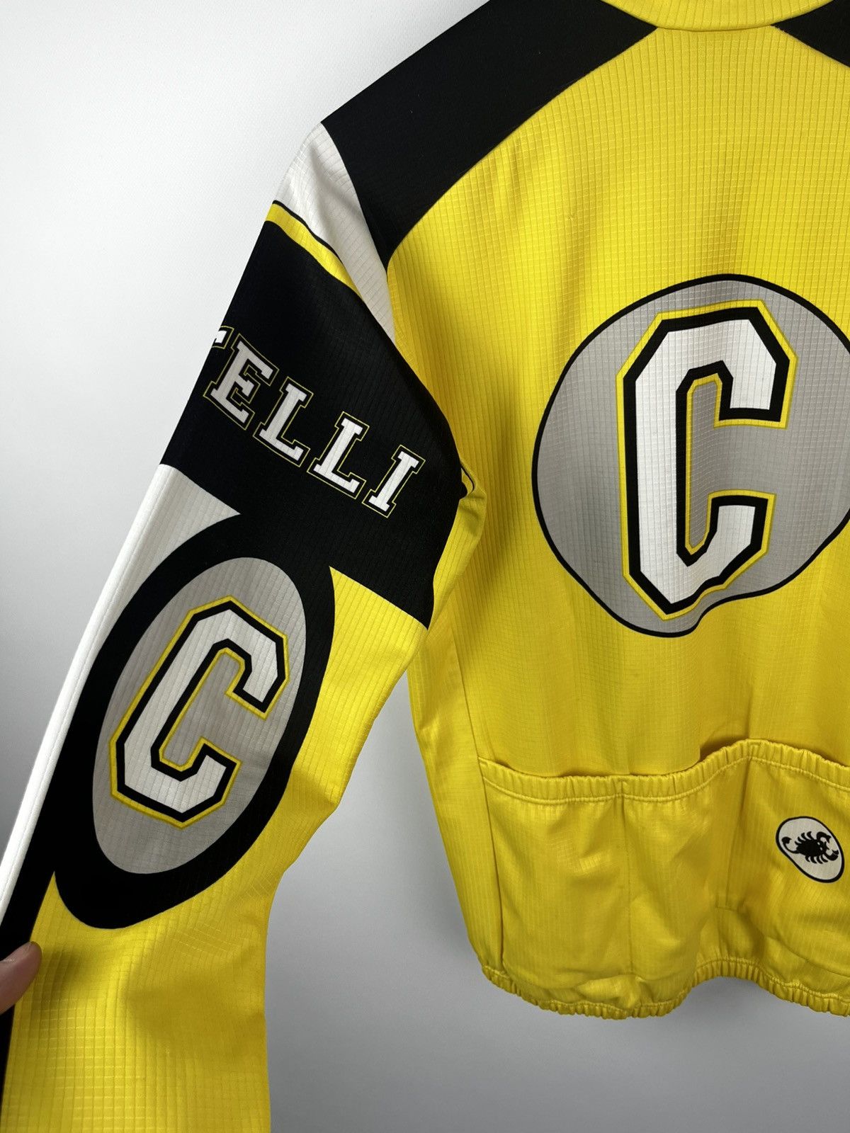Vintage Castelli Cycling Jersey Mens L Yellow Size US L / EU 52-54 / 3 - 11 Thumbnail