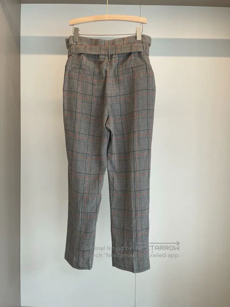 Brunello Cucinelli Brunello Cucinelli Plaid Polyester Casual Trousers Size 27" / US 4 / IT 40 - 2 Thumbnail
