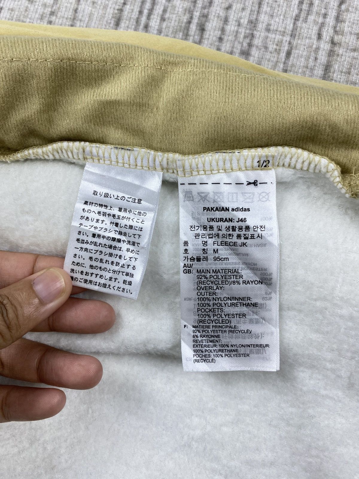 Adidas × Vintage Vintage Adidas Quilted Zipper Jacket Size US M / EU 48-50 / 2 - 13 Thumbnail
