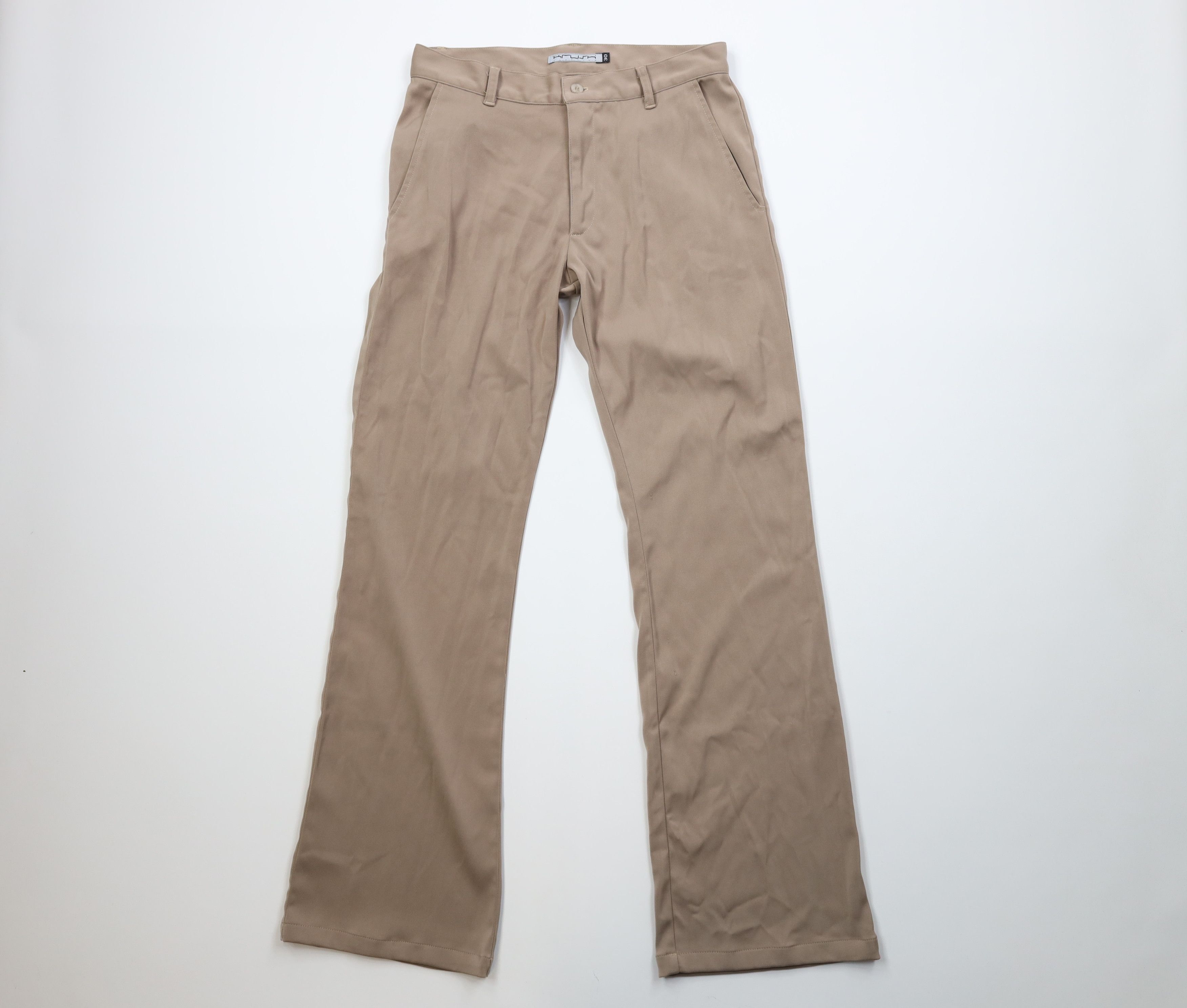Vintage Vintage 90s Streetwear Bell Bottoms Chino Pants Beige USA Size US 30 / EU 46 - 1 Thumbnail