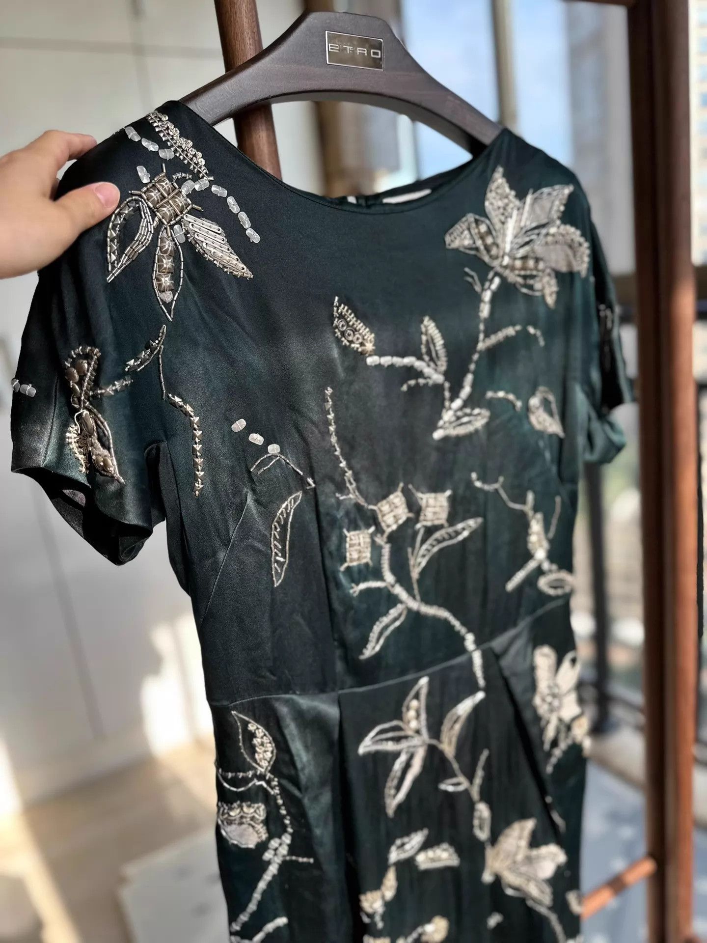 Dries Van Noten Dries Van Noten Silk Dress 38 Heavyweight 9/10 Size XS / US 0-2 / IT 36-38 - 3 Thumbnail