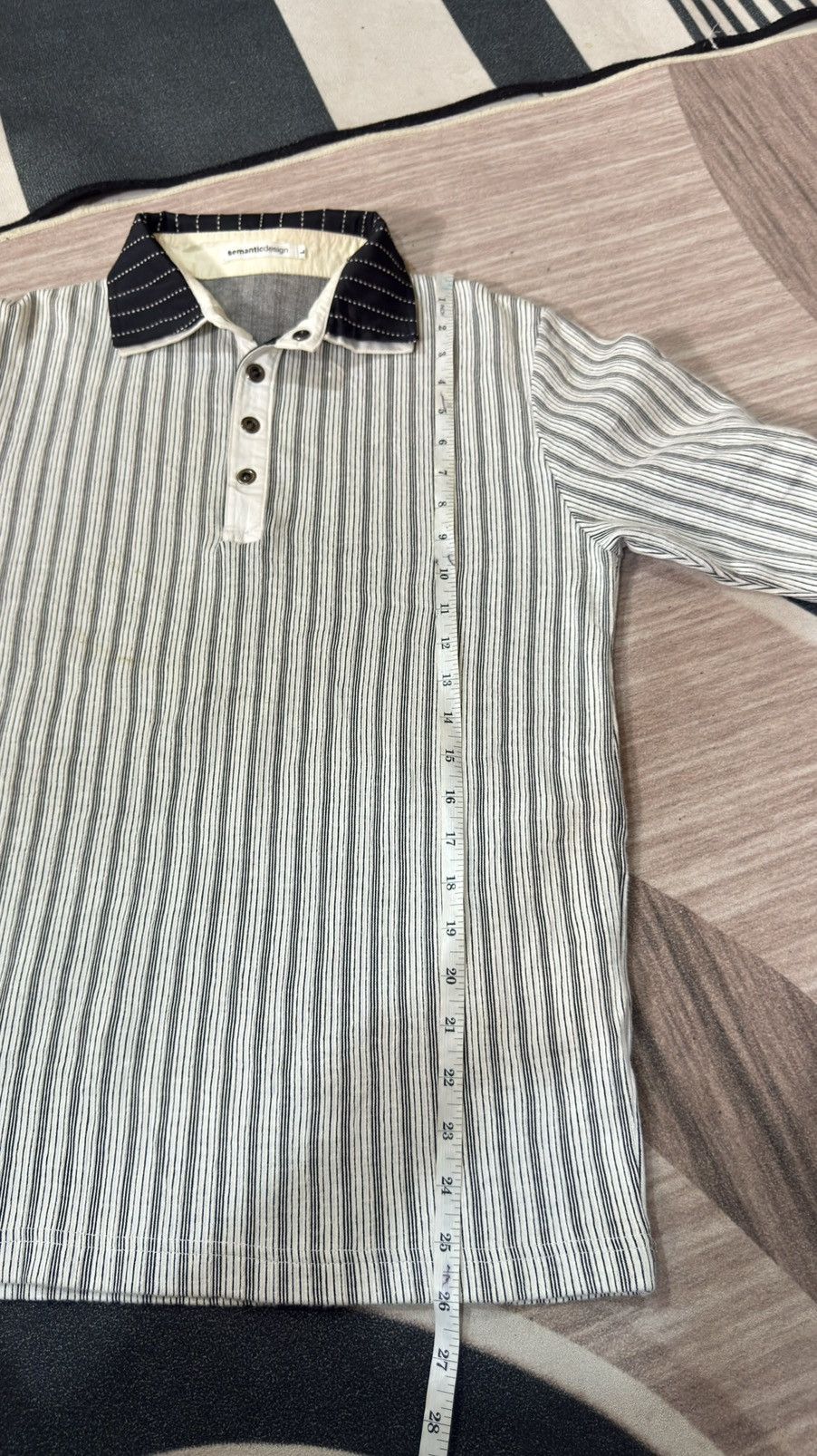 Japanese Brand SEMANTIC DESIGN long slevee tshirt Size US L / EU 52-54 / 3 - 10 Thumbnail