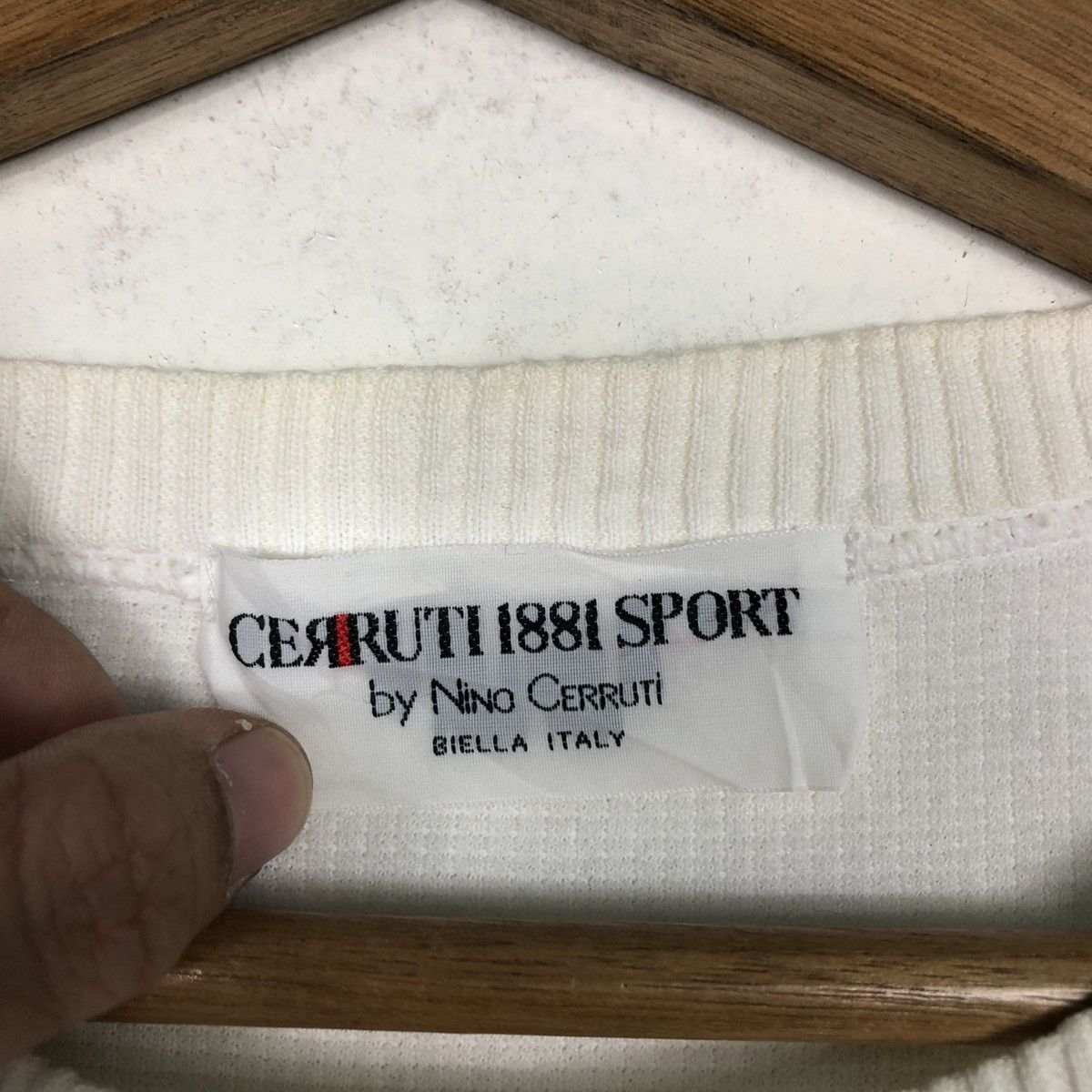 Japanese Brand × Vintage Vintage Sweatshirt Cerruti 1881 Sport by Nino Cerruti Italy Size US M / EU 48-50 / 2 - 14 Thumbnail