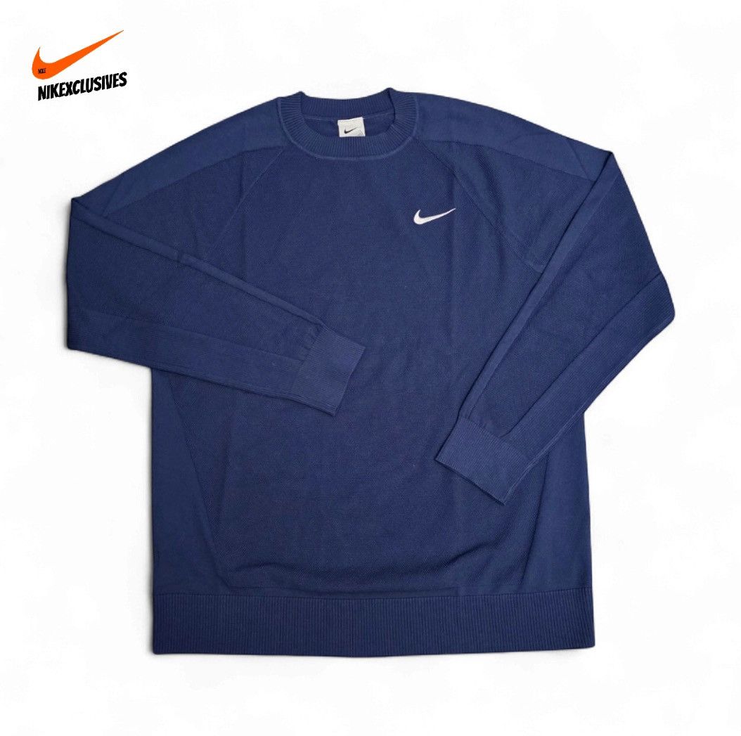 Nike Nike Tour Men's Knit Golf Sweater FQ8832-410 size medium M Size US M / EU 48-50 / 2 - 1 Thumbnail