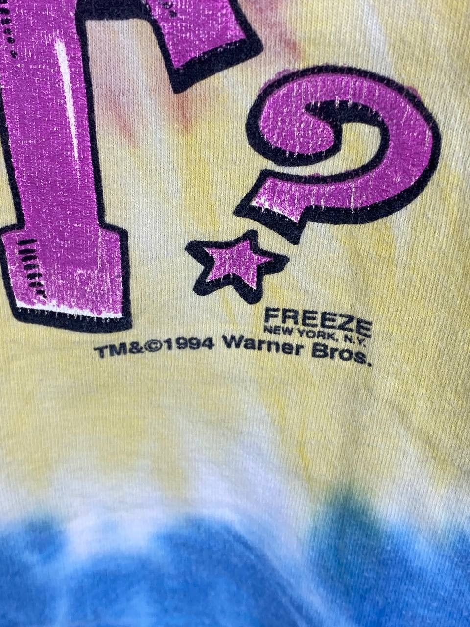 Disney × Vintage 1996 Looney Tunes Taz Bugs Tie Dye Grateful Death Tee Size US M / EU 48-50 / 2 - 5 Thumbnail