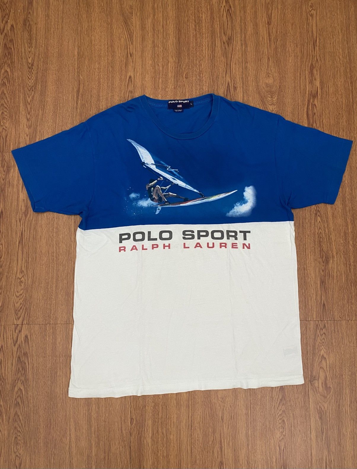 Polo Ralph Lauren Vintage Polo Sport surfing t-shirt Size US L / EU 52-54 / 3 - 1 Thumbnail
