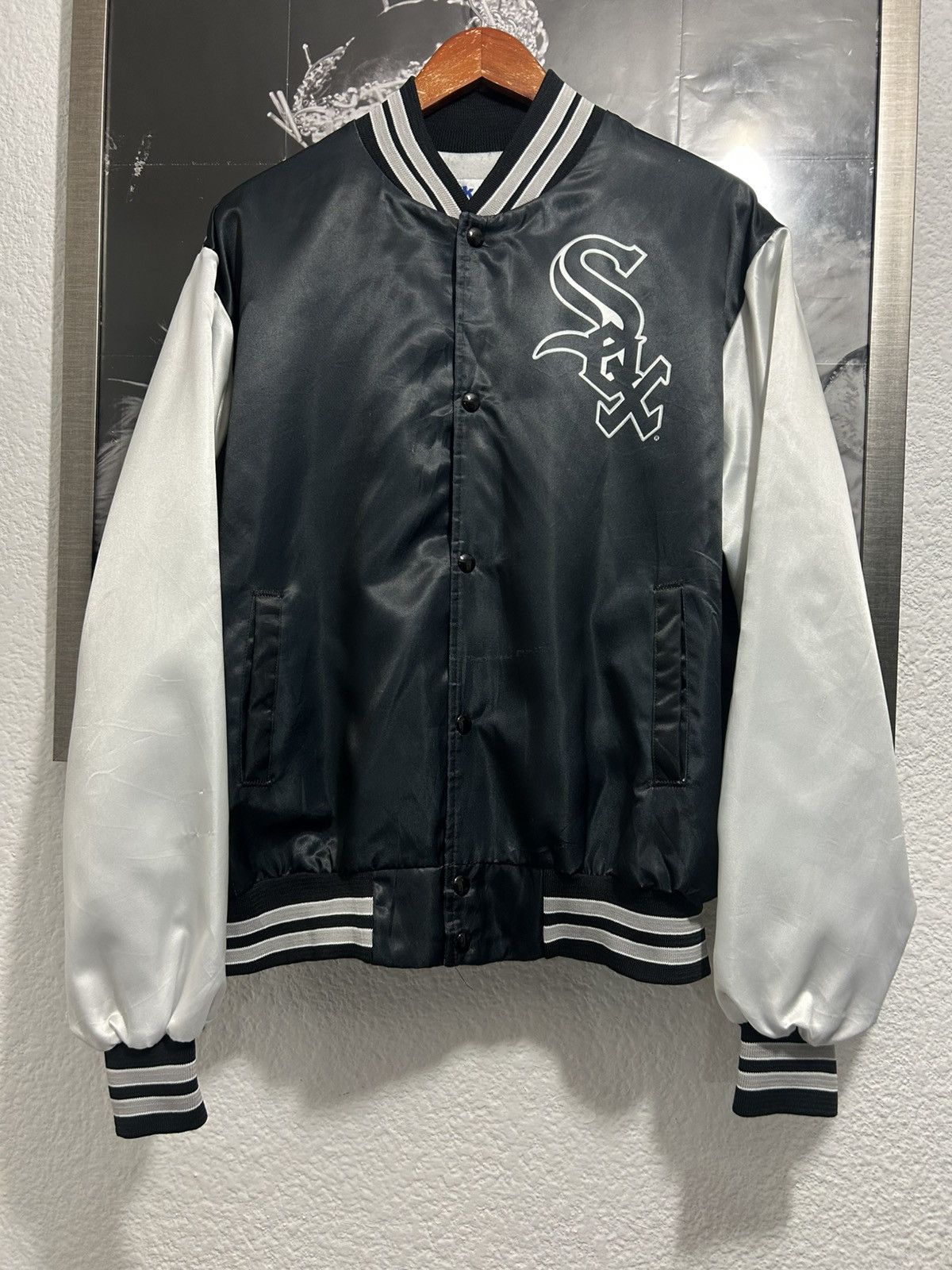 Chalk Line × MLB × Vintage 90’s Chicago White Sox MLB Varsity Jacket Size US XL / EU 56 / 4 - 2 Thumbnail