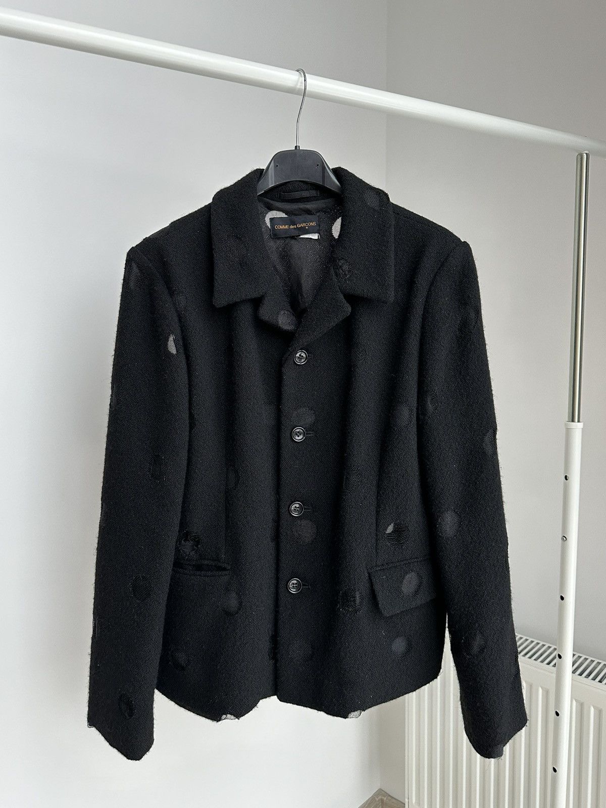 Comme des Garcons Comme Des Garçons Wool Holed Jacket Blazer Size M / US 6-8 / IT 42-44 - 2 Thumbnail