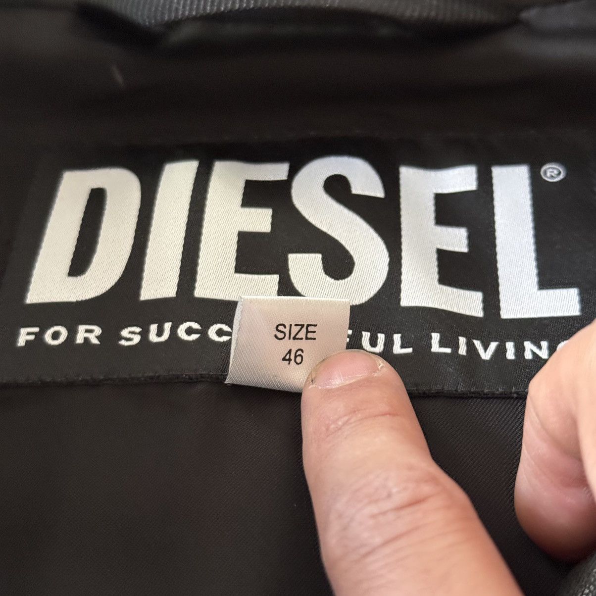 Diesel $995 Diesel L-Metalo Sheepskin Leather Biker Jacket Size US S / EU 44-46 / 1 - 6 Thumbnail