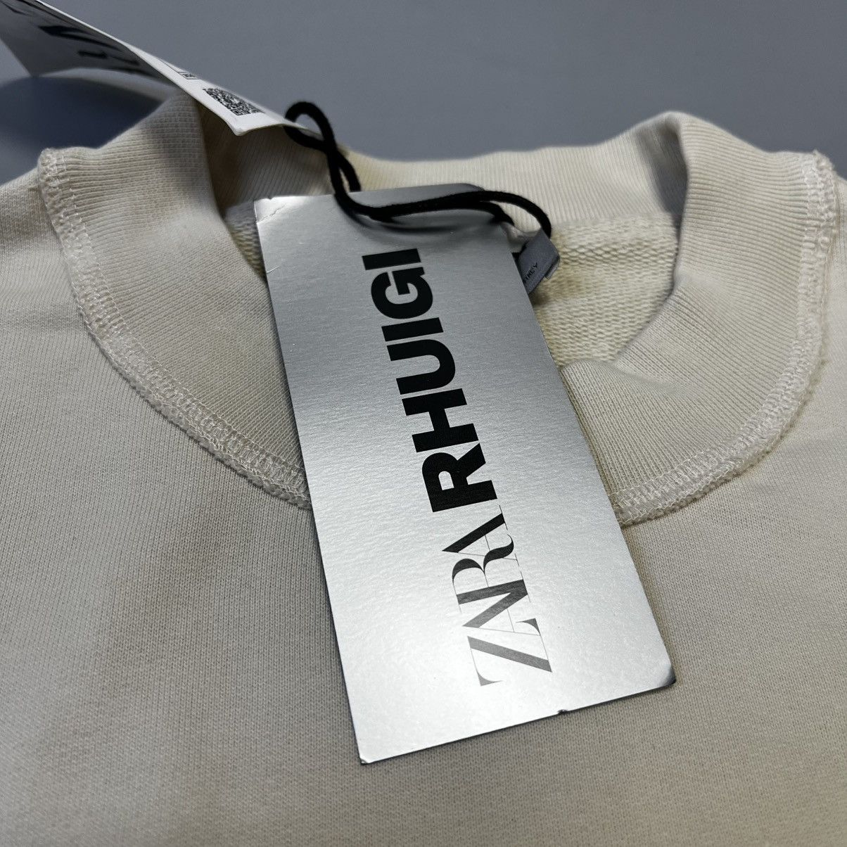 Rhude × Zara Rhude Beige Sweatshirt Rhuigi x Zara y2k logo NWT new tags Size US S / EU 44-46 / 1 - 19 Thumbnail