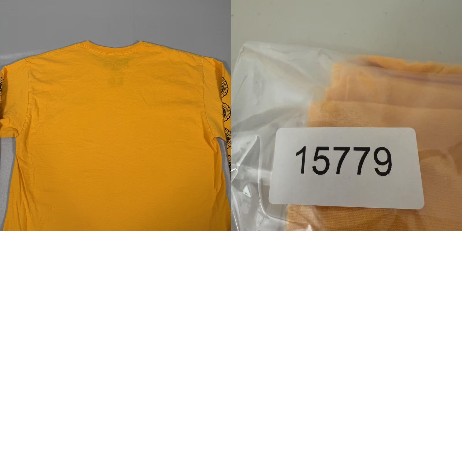 Bones BONES Shirt Large Mens Yellow Skull Graphic Long Sleeve Tee Size US L / EU 52-54 / 3 - 9 Thumbnail