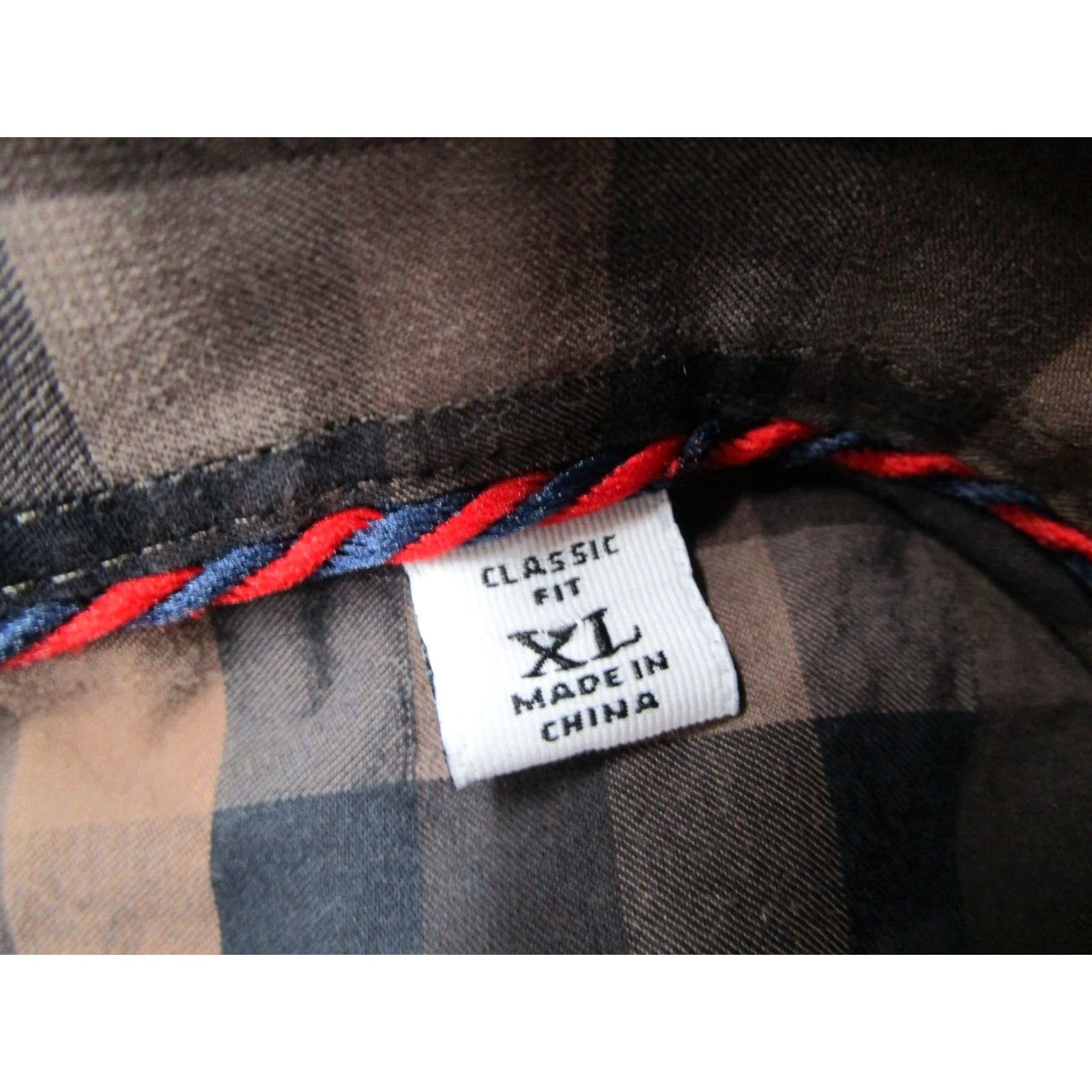 Robert Graham VINTAGE Robert Graham Dress Shirt Men XL Brown Long Sleeve Button Up Geometric Classic Casual Business Wedding Art City Retro Designer 100% Cotton Size US XL / EU 56 / 4 - 4 Thumbnail