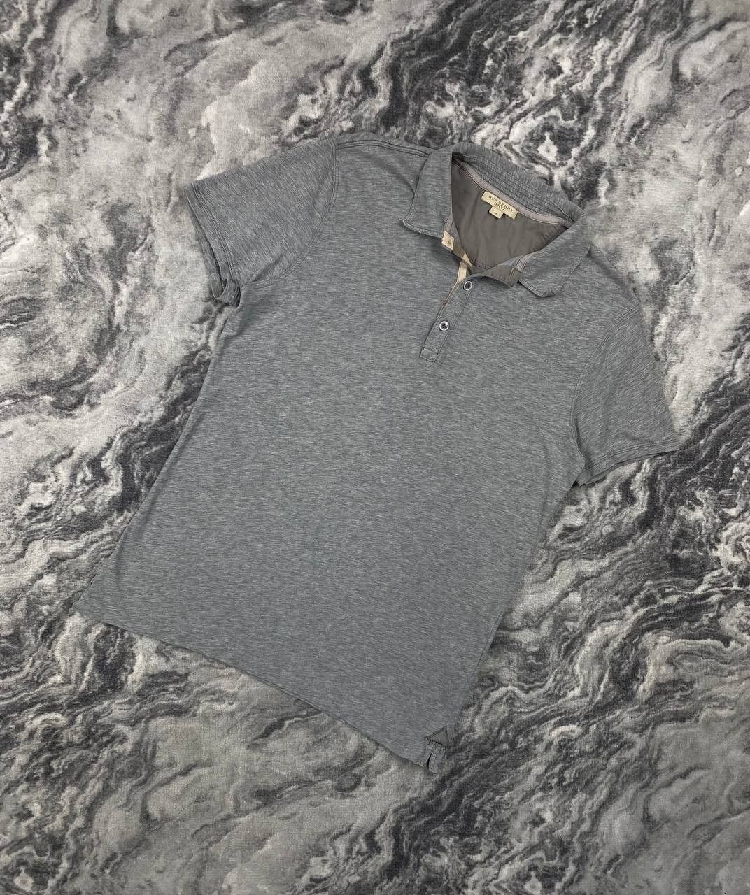Burberry Burberry Brit Polo Shirt Nova Check Collar Men Size M Gray Size US M / EU 48-50 / 2 - 1 Thumbnail
