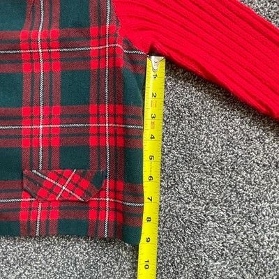 Pendleton Pendleton Women’s M/L Red Plaid Tartan Virgin Wool Button Cr Size L / US 10 / IT 46 - 10 Thumbnail