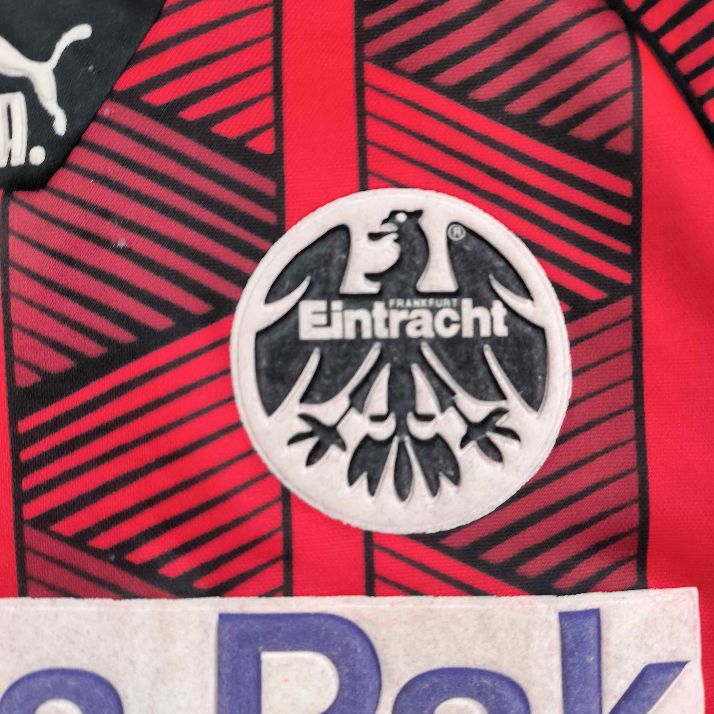 Puma Eintracht Frankfurt 1995-96 Puma home football jersey XS Size US XS / EU 42 / 0 - 4 Thumbnail