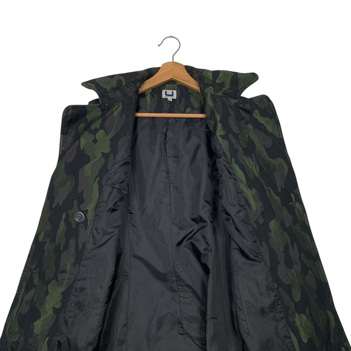 Adolfo Dominguez Aldolfo Dominguez Camouflage Double Breasted Trenchcoat Size XS / US 0-2 / IT 36-38 - 13 Thumbnail