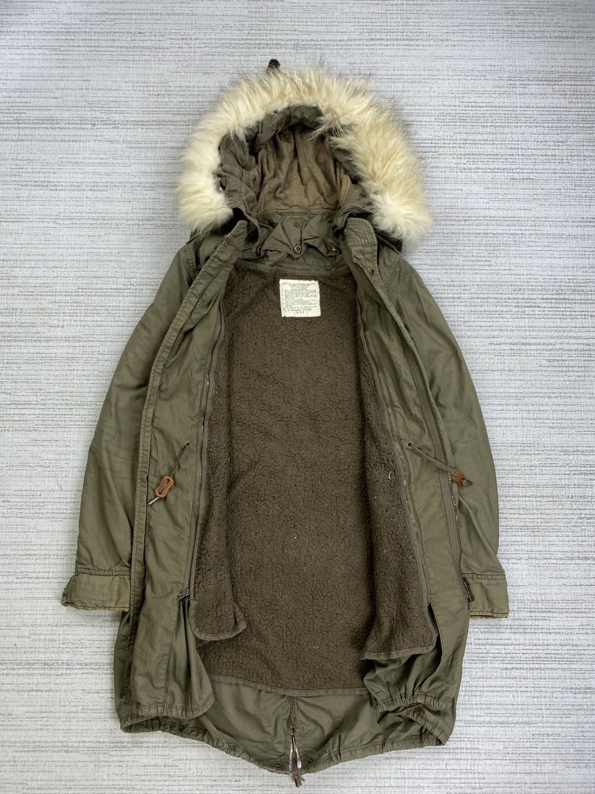 GOA Vintage G.O.A Military Faux Fur Hoodie Parka Jacket Size US S / EU 44-46 / 1 - 8 Thumbnail