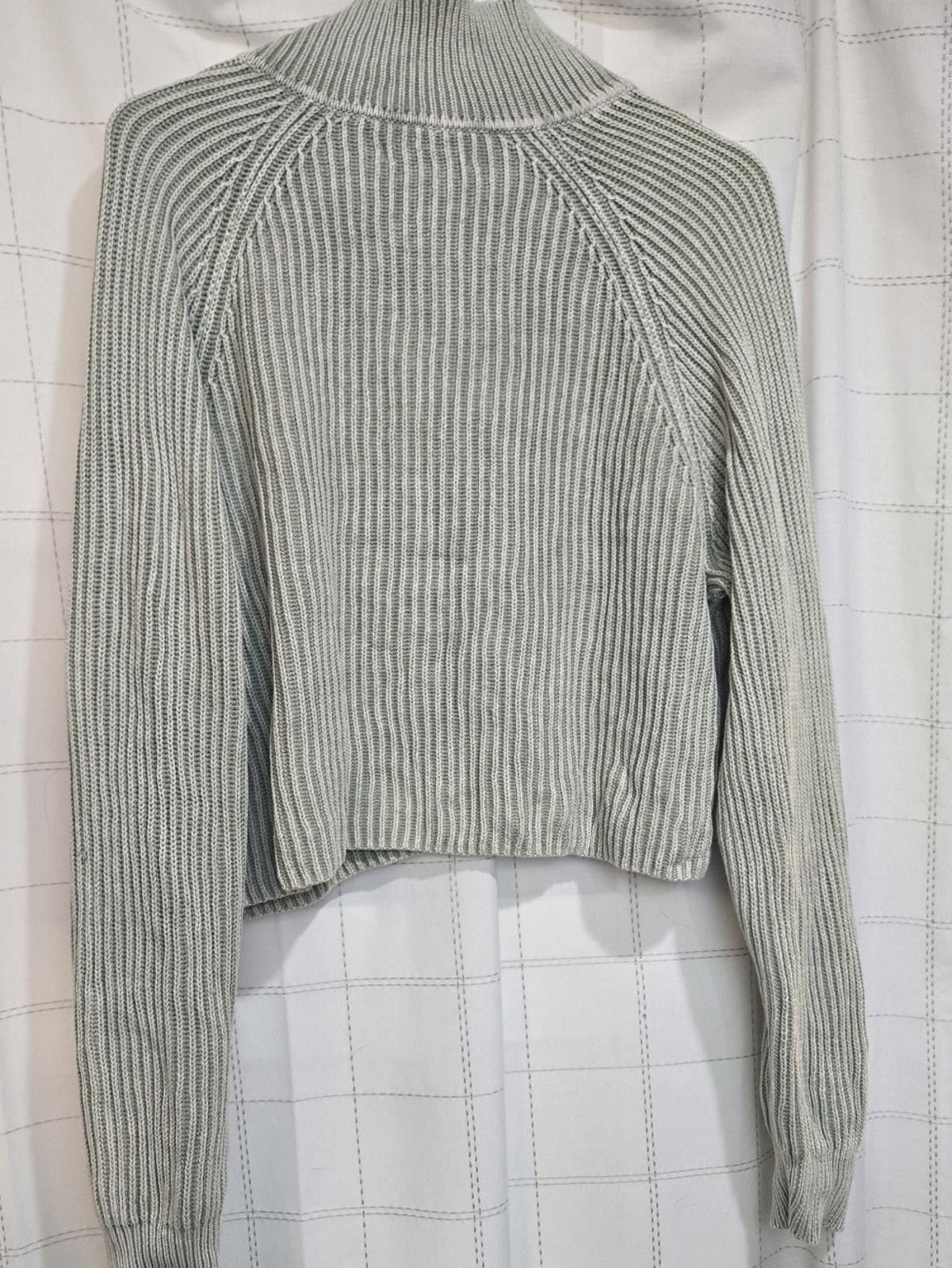 American Eagle Outfitters American Eagle Cropped Quarter Zip Size XS / US 0-2 / IT 36-38 - 5 Thumbnail