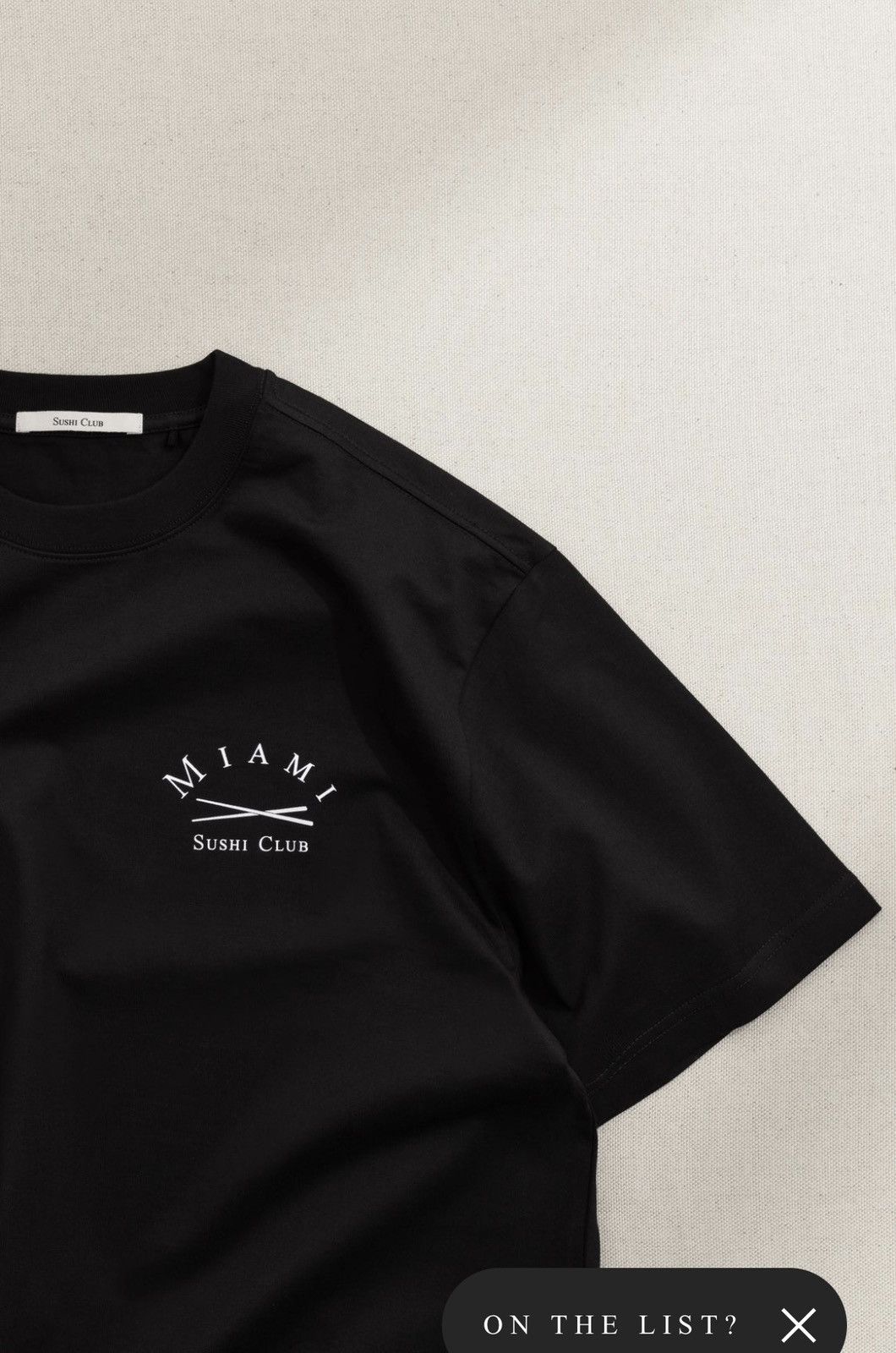 Stampd Sushi Club Miami Tee Size US M / EU 48-50 / 2 - 3 Thumbnail