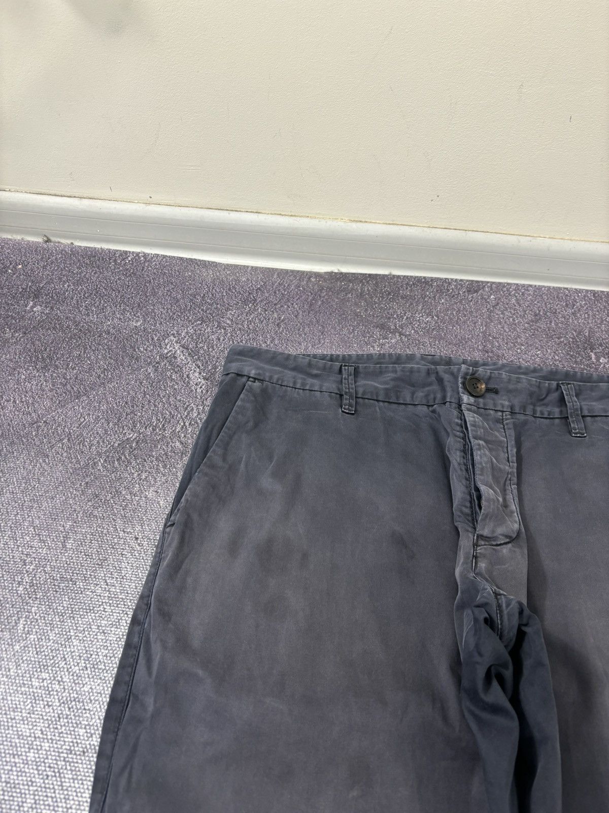 Armani Armani Jeans Men’s Faded Navy Slim Fit Luxury Pants Trousers Size US 34 / EU 50 - 13 Thumbnail