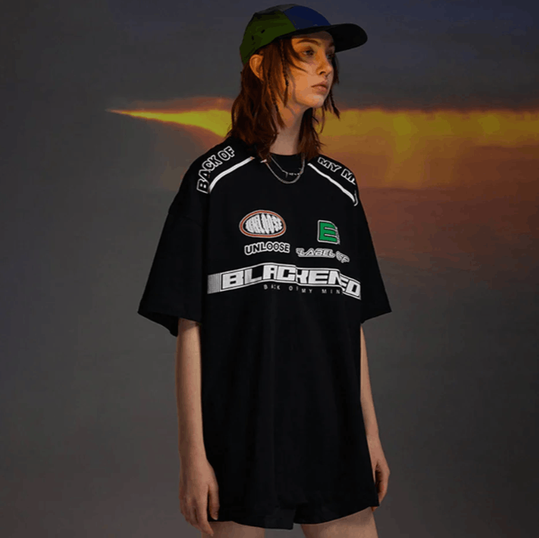 Other Blackened Racing T-Shirt Unloose Label Off Back of My Mind Size US S / EU 44-46 / 1 - 1 Thumbnail