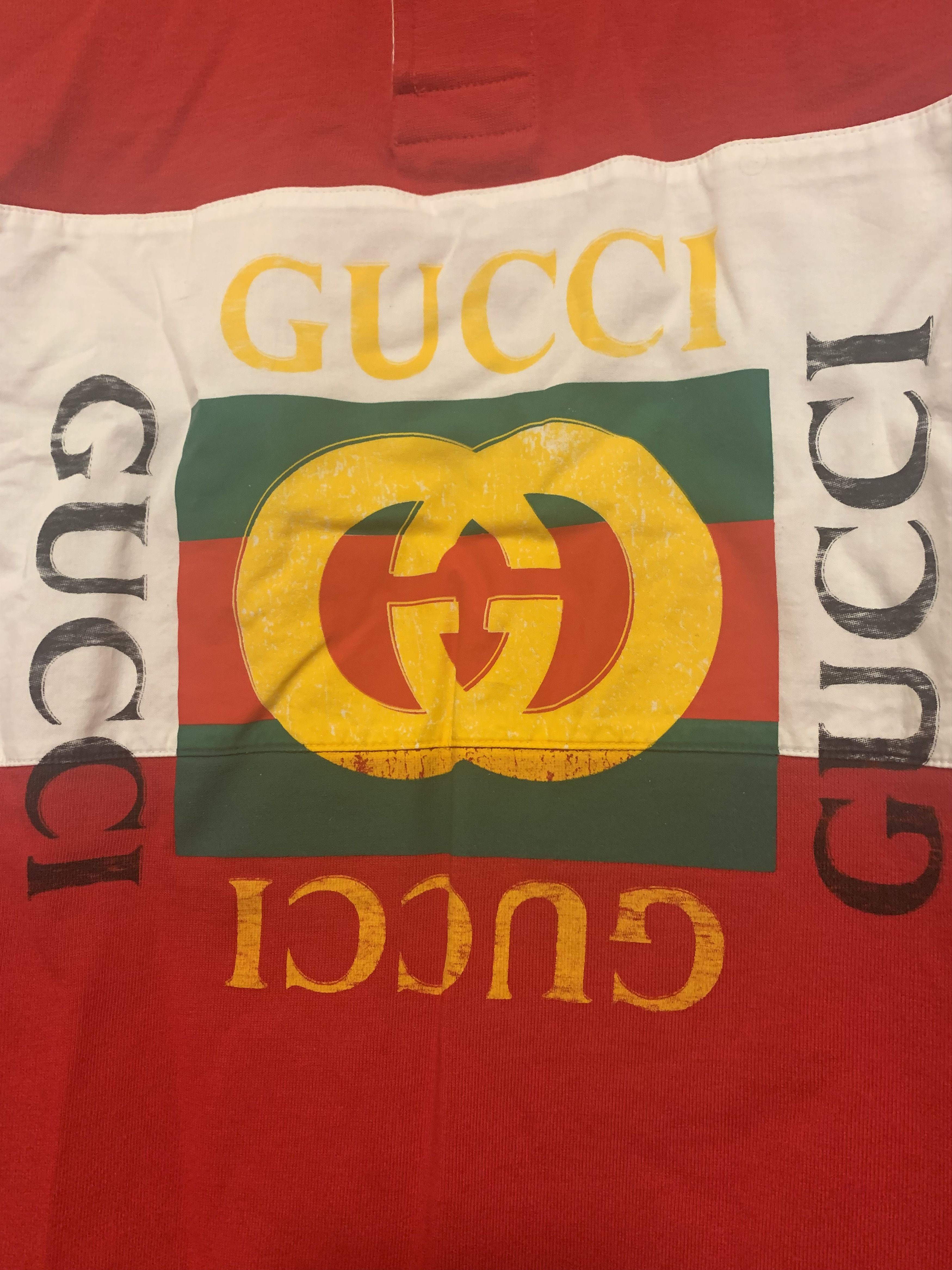 Gucci Gucci Long Sleeve Polo Shirt Size US L / EU 52-54 / 3 - 2 Thumbnail