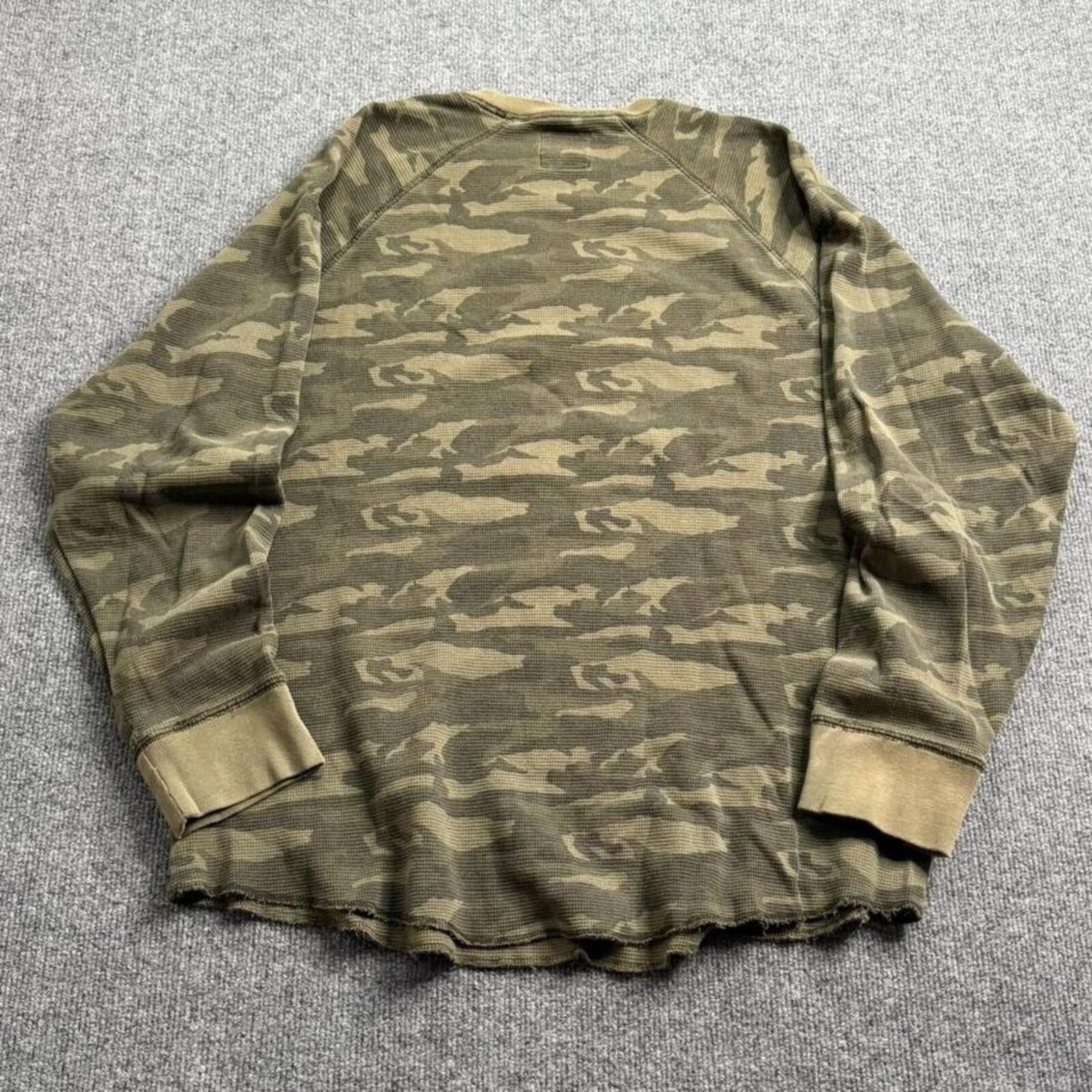 Old Navy Vintage Y2K Old Navy Military Camo Thermal Shirt Mens XL Size US XL / EU 56 / 4 - 2 Thumbnail