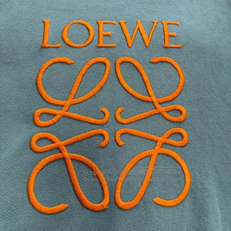 Loewe Loewe Large logo avocado green round neck hoodie Size XS / US 0-2 / IT 36-38 - 3 Thumbnail