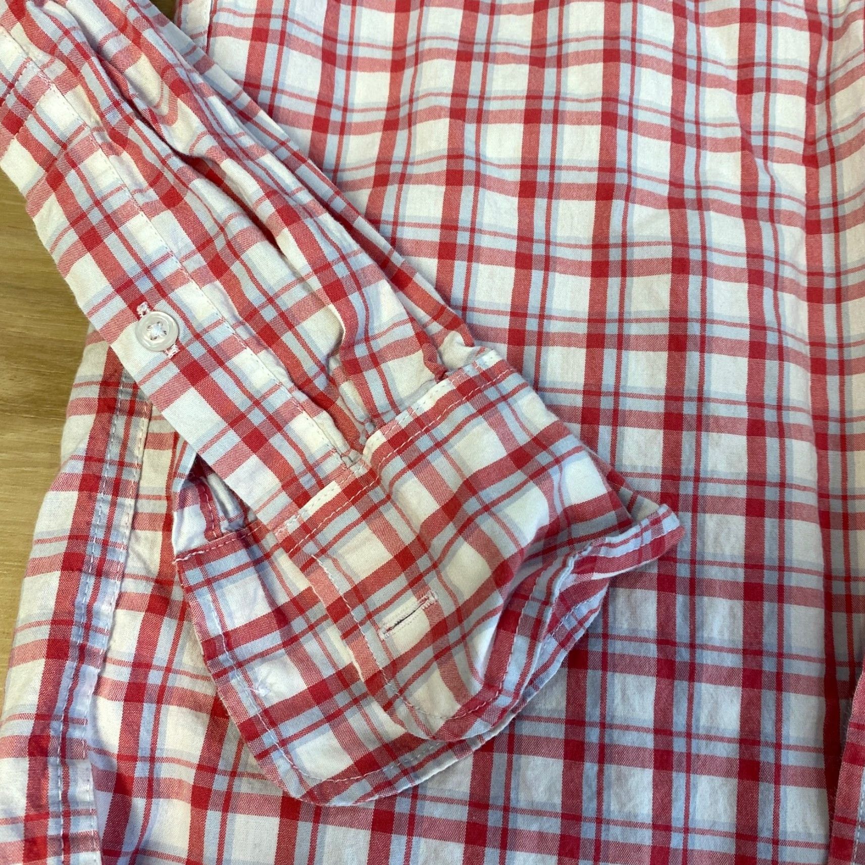 J.Crew J.CREW Shirt Mens XS Slim Red Plaid Button-Down Long Sleeve Size US XS / EU 42 / 0 - 4 Thumbnail