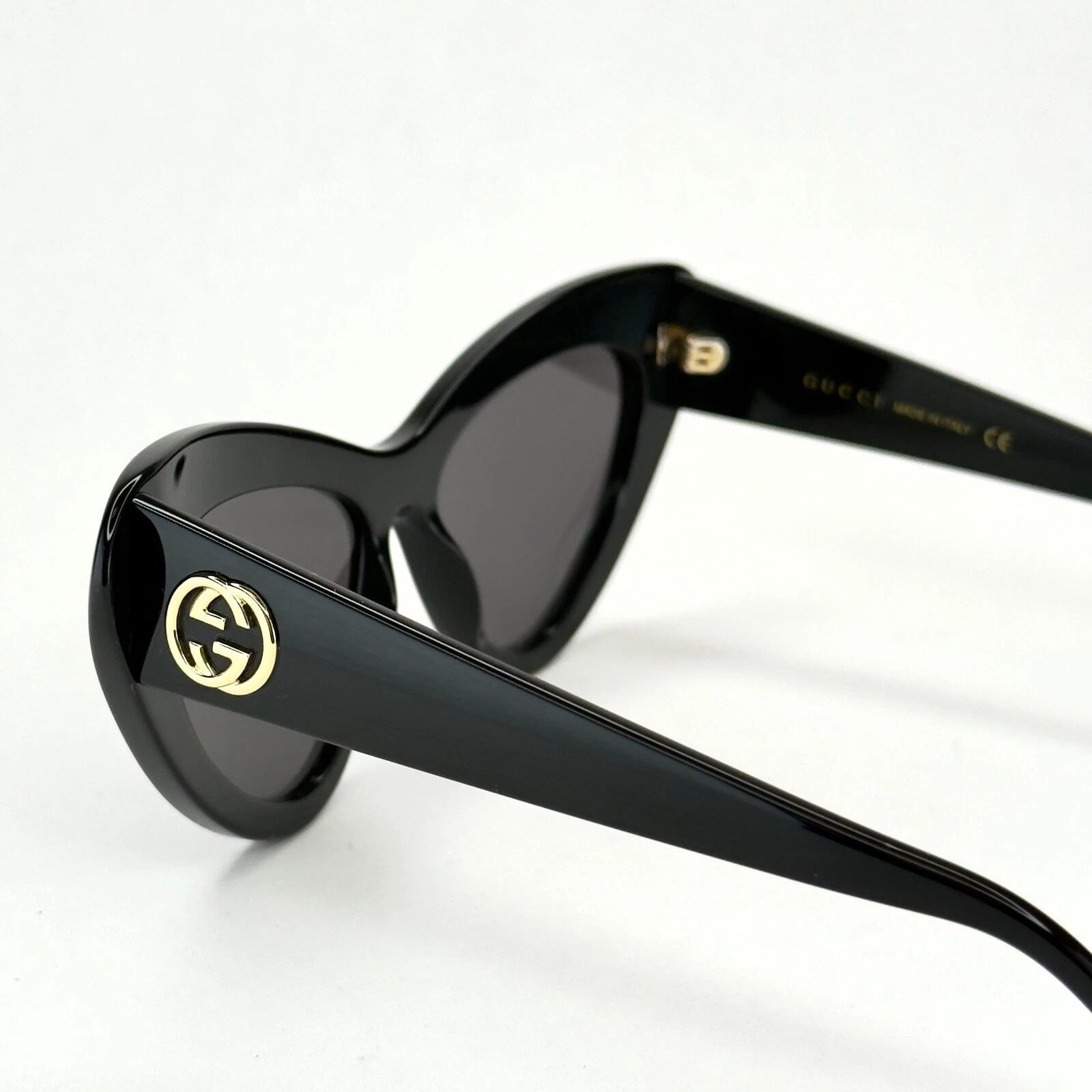 Gucci GUCCI Gg0895s 0895 Black Cat Eye Runway 001 Retro Fashion Size ONE SIZE - 4 Thumbnail
